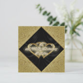 Invitation pour les 50 ans de mariage (Debout devant)