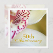 Invitation pour les 50 ans de mariage (Devant / Derrière)