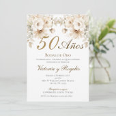Invitation pour les 50 ans de mariage (Debout devant)