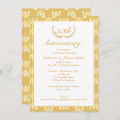 Invitation pour les 50 ans de mariage (Devant / Derrière)