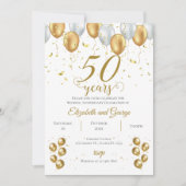 Invitation pour les 50 ans de mariage (Devant)