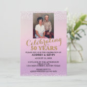 Invitation pour les 50 ans de mariage (Debout devant)