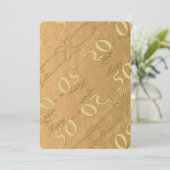 Invitation pour les 50 ans de mariage (Debout devant)