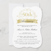 Invitation pour les 50 ans de mariage (Devant)