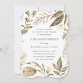 Invitation pour les 50 ans de mariage à la couronn (Devant)