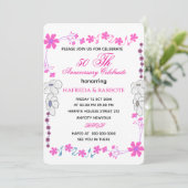 Invitation pour les 50 ans de mariage, Anniversair (Debout devant)