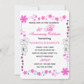 Invitation pour les 50 ans de mariage, Anniversair (Devant)