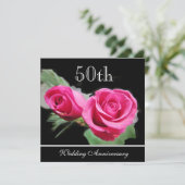 Invitation pour les 50 ans de mariage aux Roses Ro (Debout devant)