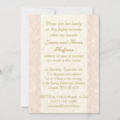 Invitation pour les 50 ans de mariage avec cloches (Dos)