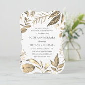 Invitation pour les 50 ans de mariage Couronne de (Debout devant)