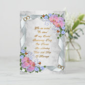 Invitation pour les 50 ans de mariage des parents (Debout devant)