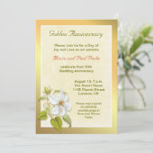 Invitation pour les 50 ans de mariage d'or (Debout devant)