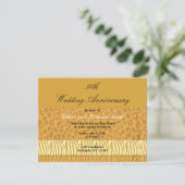 Invitation pour les 50 ans de mariage d'or (Debout devant)