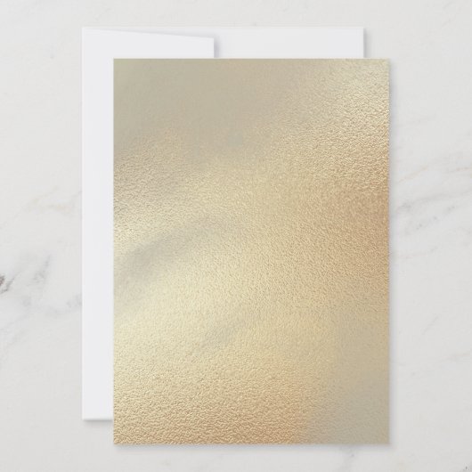 Invitation pour les 50 ans de mariage doré paillet (Dos)