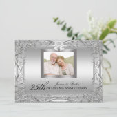 Invitation pour les 50 ans de mariage en damas arg (Debout devant)