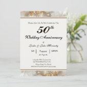 Invitation pour les 50 ans de mariage en or (Debout devant)