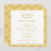 Invitation pour les 50 ans de mariage en style Dam (Devant / Derrière)