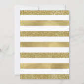 Invitation pour les 50 ans de mariage, Faux Glitte (Dos)