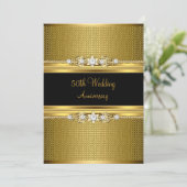 Invitation pour les 50 ans de mariage Fleur de Dia (Debout devant)