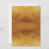 Invitation pour les 50 ans de mariage Fleurs de te (Dos)