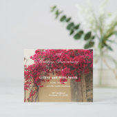 Invitation pour les 50 ans de mariage floral (Debout devant)