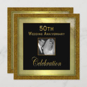 Invitation pour les 50 ans de mariage - Insertion  (Devant / Derrière)