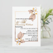 Invitation pour les 50 ans de mariage, Noces de Ve (Debout devant)