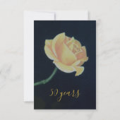 Invitation pour les 50 ans de mariage Rose (Dos)