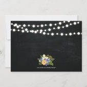 Invitation pour les 50 ans de mariage sur tableau  (Dos)