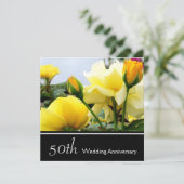 Invitation pour les 50 ans de mariage Tea Roses (Debout devant)