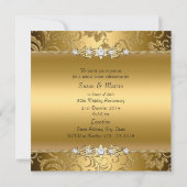 Invitation pour les 50 ans de mariage Tourbillon F (Dos)