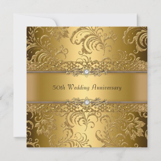 Invitation pour les 50 ans de mariage Tourbillon F (Devant)