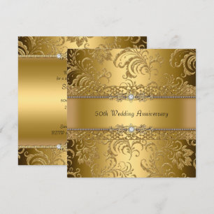 Invitation pour les 50 ans de mariage Tourbillon F