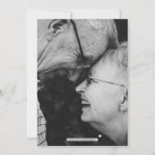 Invitation pour les 50 ans de mariage Typograph Go (Dos)