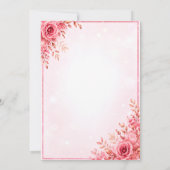 Invitation pour les 50 ans de Rose Red (Dos)