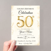 Invitation pour les 50 ans d'or (In situ (ordinateur de poche))