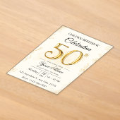 Invitation pour les 50 ans d'or (Poser)