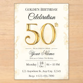 Invitation pour les 50 ans d'or (Recto)