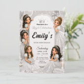Invitation pour les 50 ans d'une princesse royale (Debout devant)