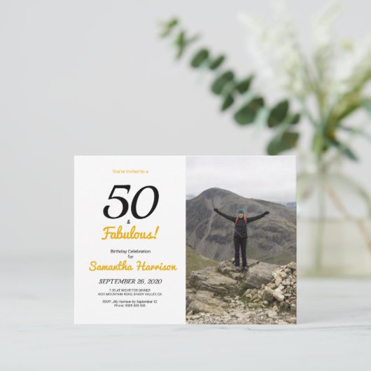 Invitation pour les 50 ans et Fabulueux (Debout devant)