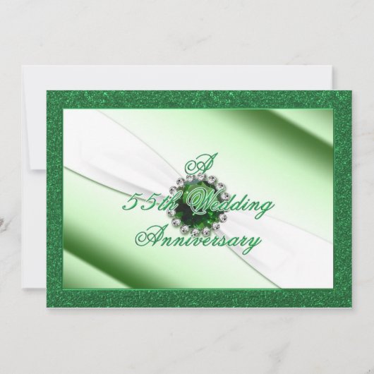 Invitation pour les 55 ans de mariage (Devant)