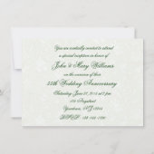 Invitation pour les 55 ans de mariage - Damask (Dos)