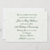 Invitation pour les 55 ans de mariage - Damask (Dos)