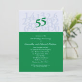 Invitation pour les 55 ans de mariage de Rubis (no (Debout devant)
