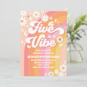 Invitation pour les 5 ans de Groovy Rainbow (Debout devant)