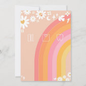 Invitation pour les 5 ans de Groovy Rainbow (Dos)