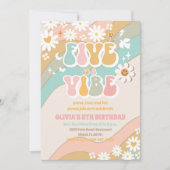 Invitation pour les 5 ans de Retro Daisy (Devant)