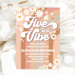 Invitation pour les 5 ans de Retro Daisy