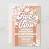 Invitation pour les 5 ans de Retro Daisy (Devant)