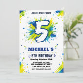 Invitation pour les 5 ans de Splash Paint pour gar (Debout devant)